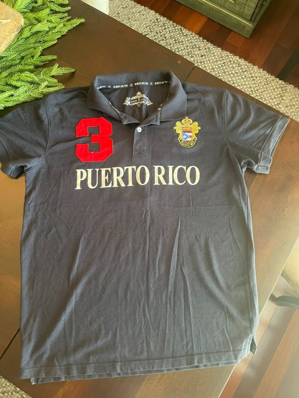 Robin Ruth Puerto Rico Polo Shirt Size XL